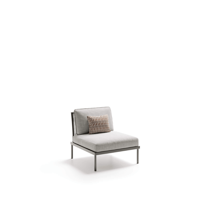 Woven Rope Modular Single Sofa Piece | Atmosphera Flash Central 1P PF.OUT.FSH.MC