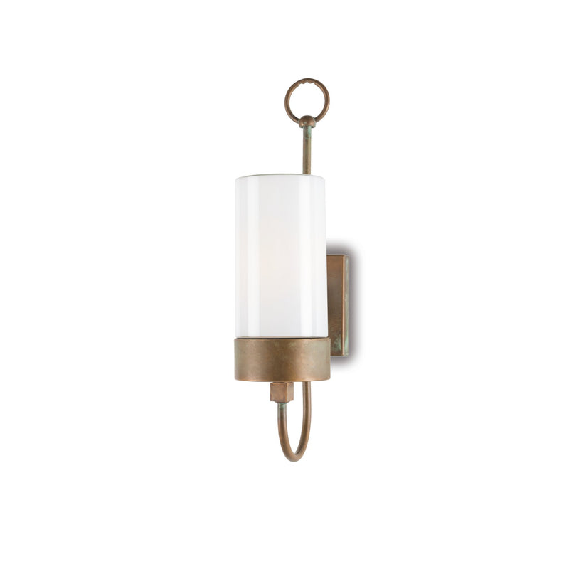 Brass Farmhouse Garden Wall Light IP44 | Moretti Luce Silindar 3355