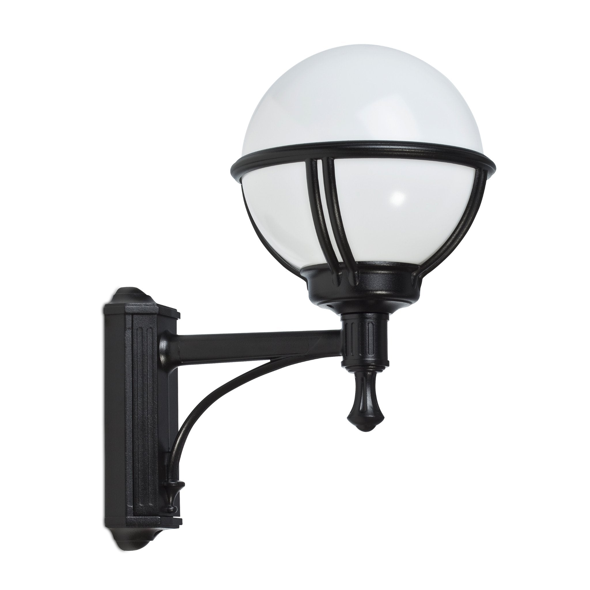 Cottage Style Metal Globe Garden Wall Light IP44 | Roger Pradier Boreal M3