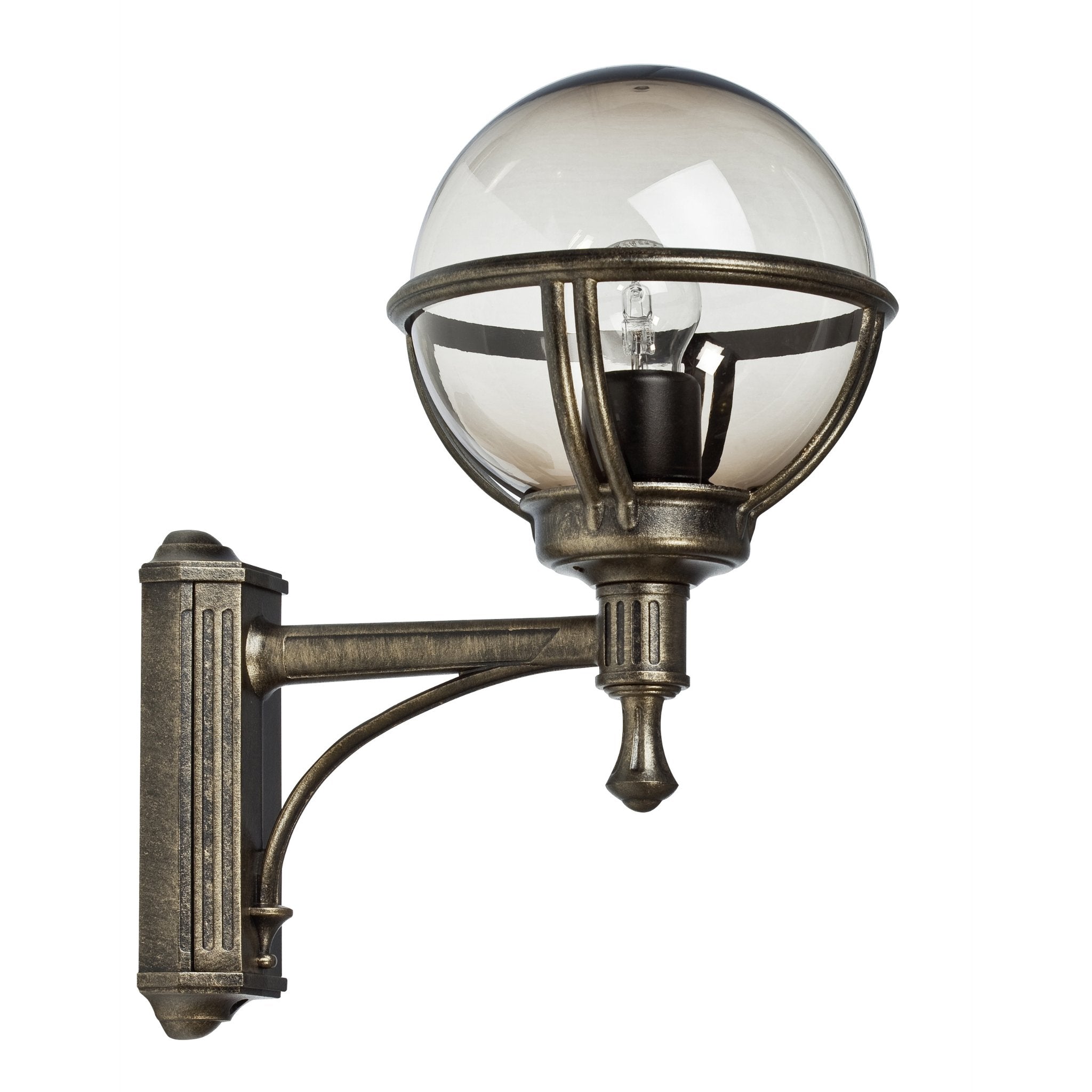 Cottage Style Metal Globe Garden Wall Light IP44 | Roger Pradier Boreal M3