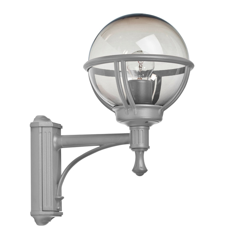 Cottage Style Metal Globe Garden Wall Light IP44 | Roger Pradier Boreal M3