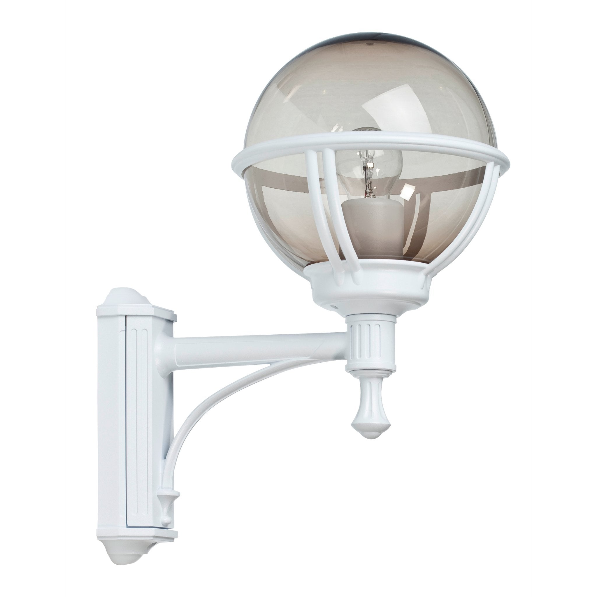 Cottage Style Metal Globe Garden Wall Light IP44 | Roger Pradier Boreal M3