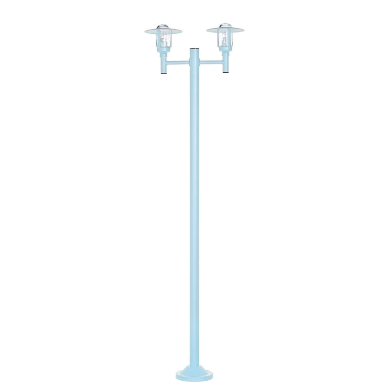 Farmhouse Double Light Outdoor Lamp Post IP44 | Roger Pradier Newpark M6