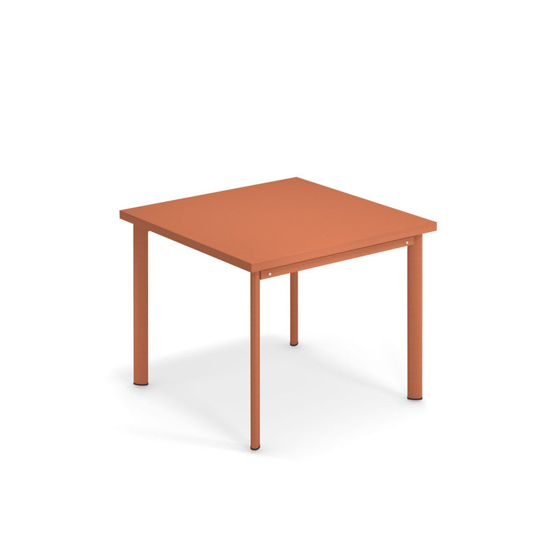 Metal Square Exterior Dining Table - 4 Person | EMU Star Dining Table 306
