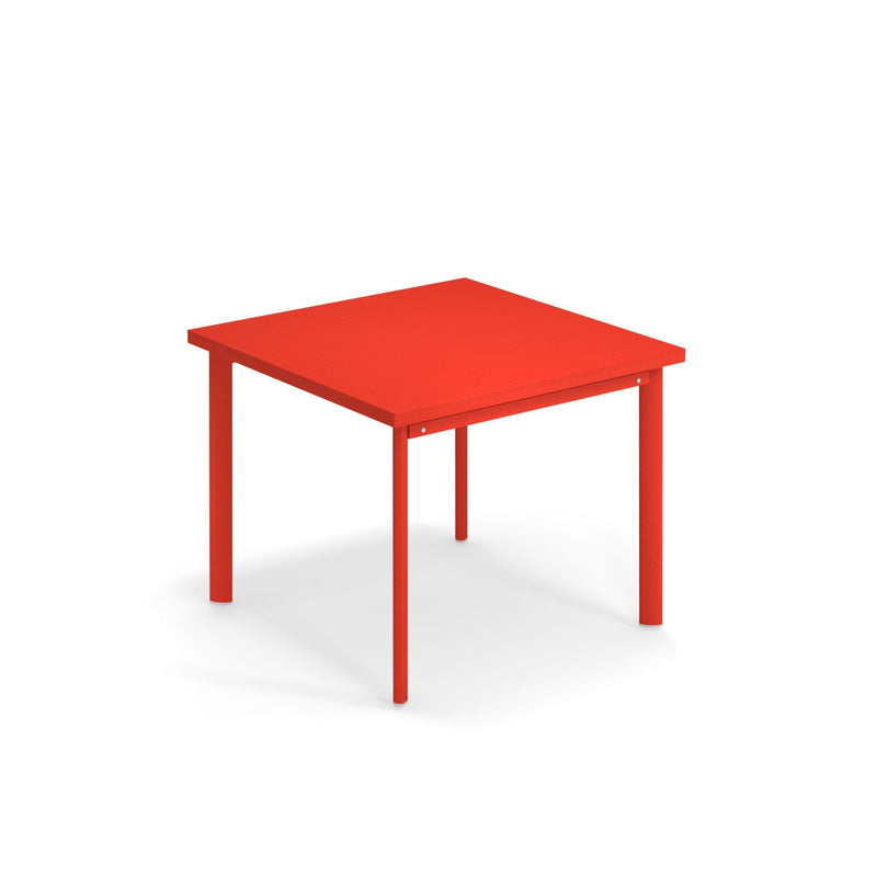 Metal Square Exterior Dining Table - 4 Person | EMU Star Dining Table 306
