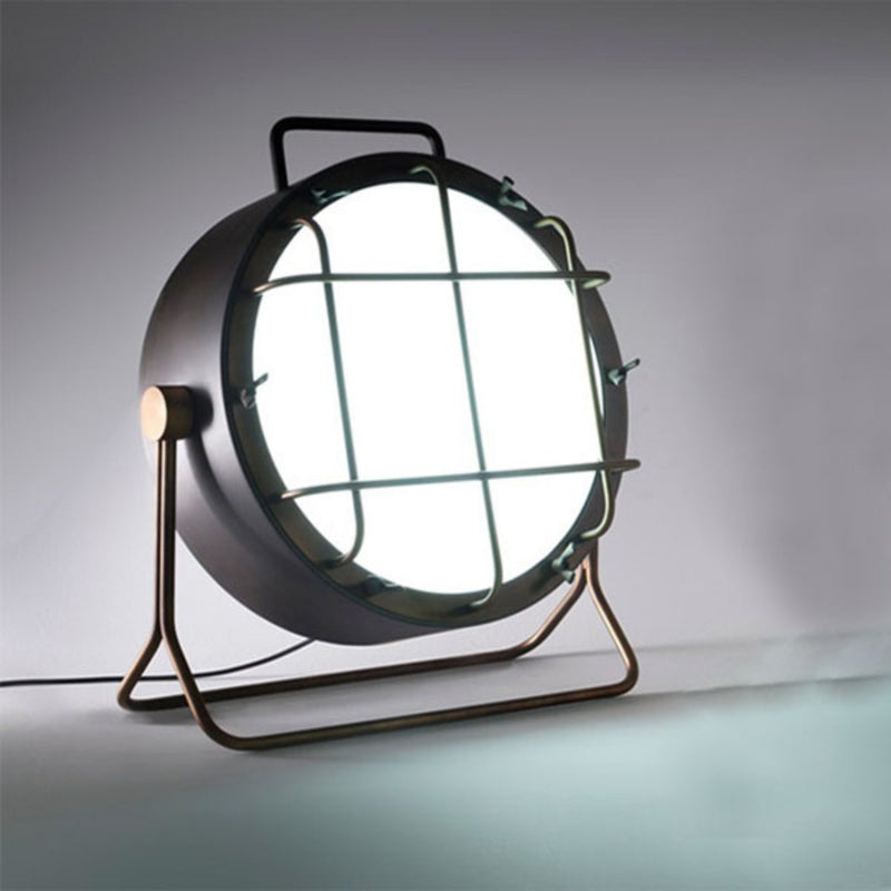 Modern Industrial Style Caged Floor Light IP65 | Zava Luce Cantiere Floor