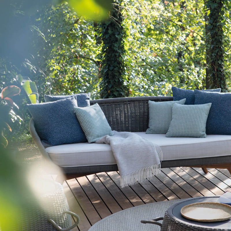 Premium Woven Rope Outdoor Sofa With Teak Legs | Atmosphera Ludo .L2
