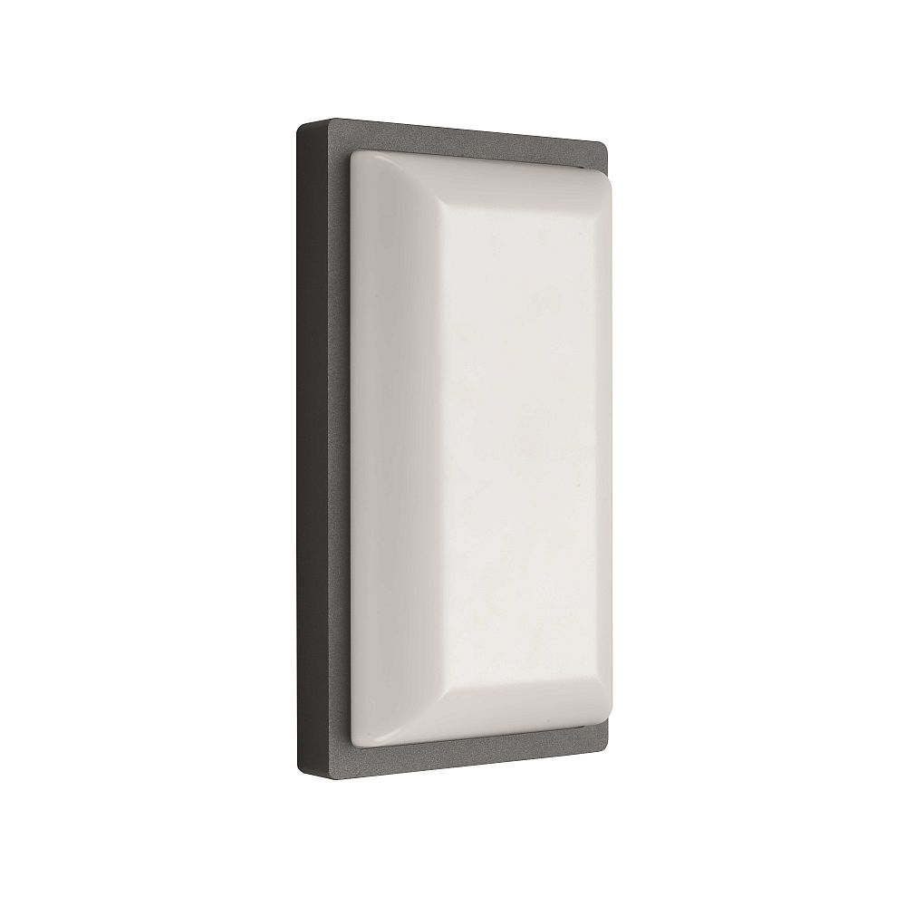 Rectangular Graphite Outdoor Security Light IP65 | Landa Kami LED Wall Lamp 3000k 4000k