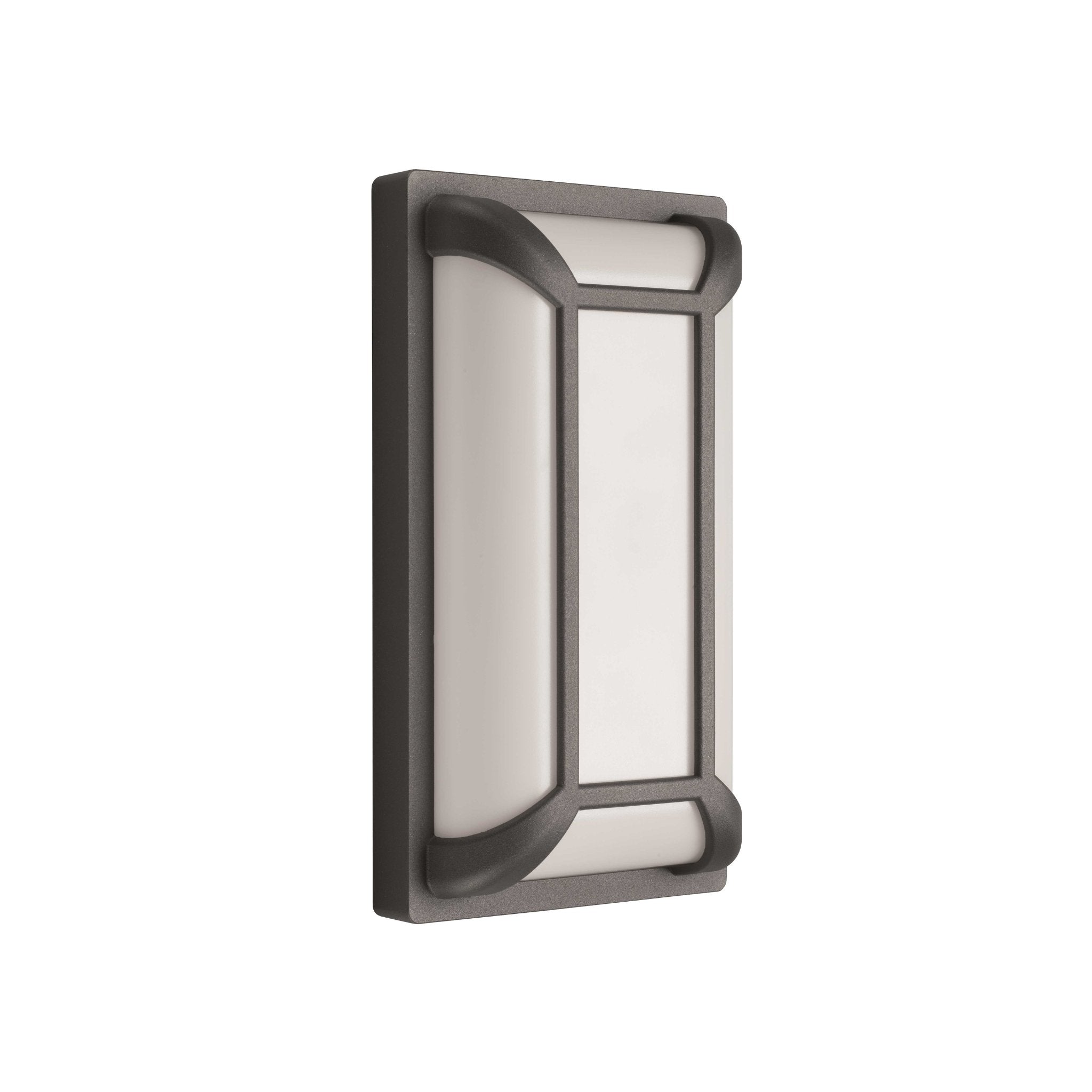 Rectangular Graphite Outdoor Security Light IP65 | Landa Kami LED Wall Lamp 3000k 4000k