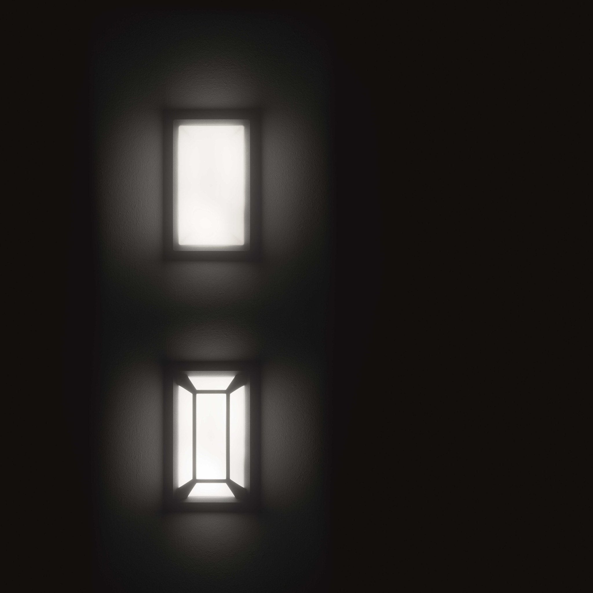Rectangular Graphite Outdoor Security Light IP65 | Landa Kami LED Wall Lamp 3000k 4000k
