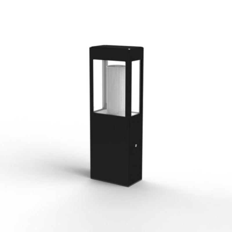 Roger Pradier Tetra M2 Black Modern Aluminium Small Exterior Bollard Light IP65