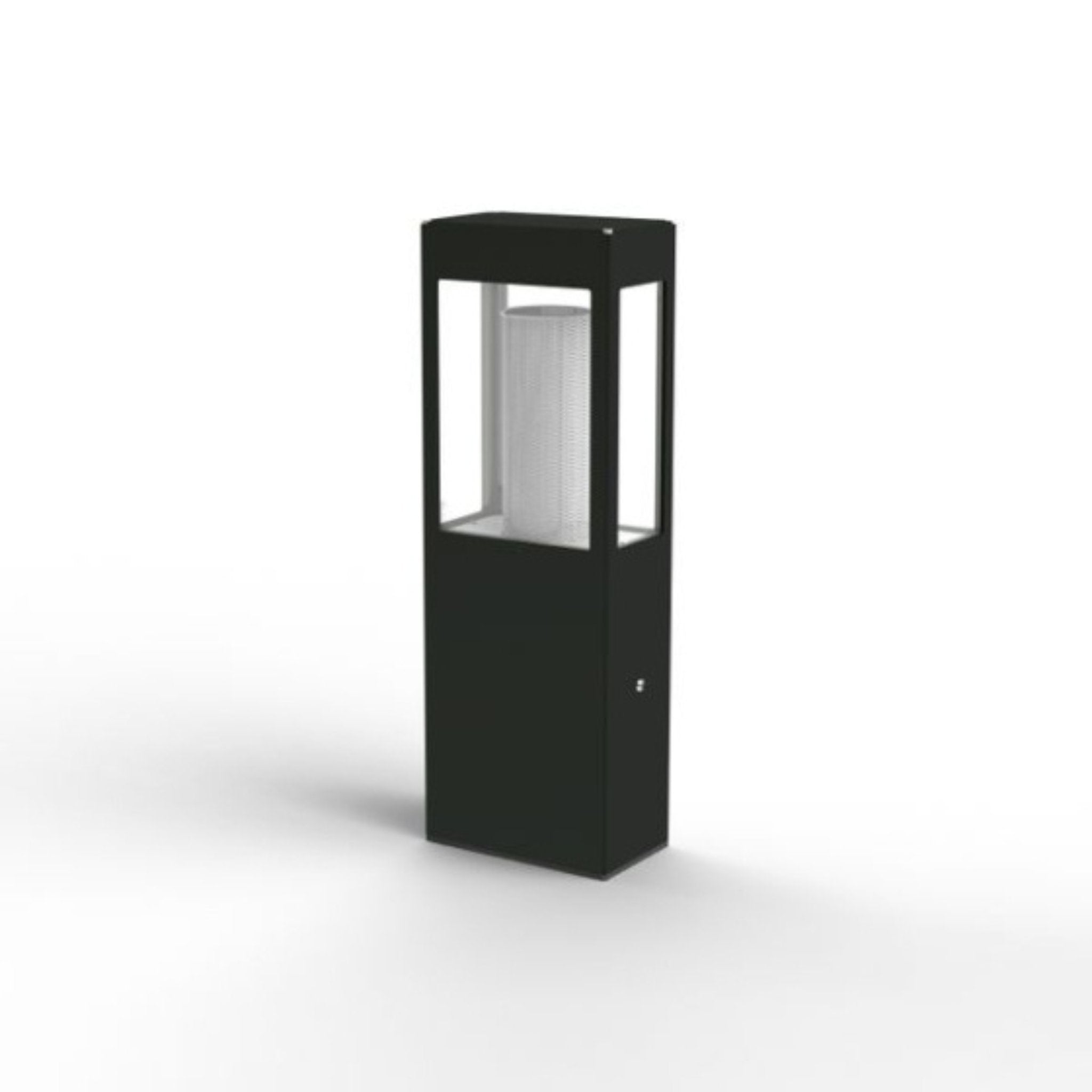 Roger Pradier Tetra M2 Dark Grey Modern Aluminium Small Exterior Bollard Light IP65