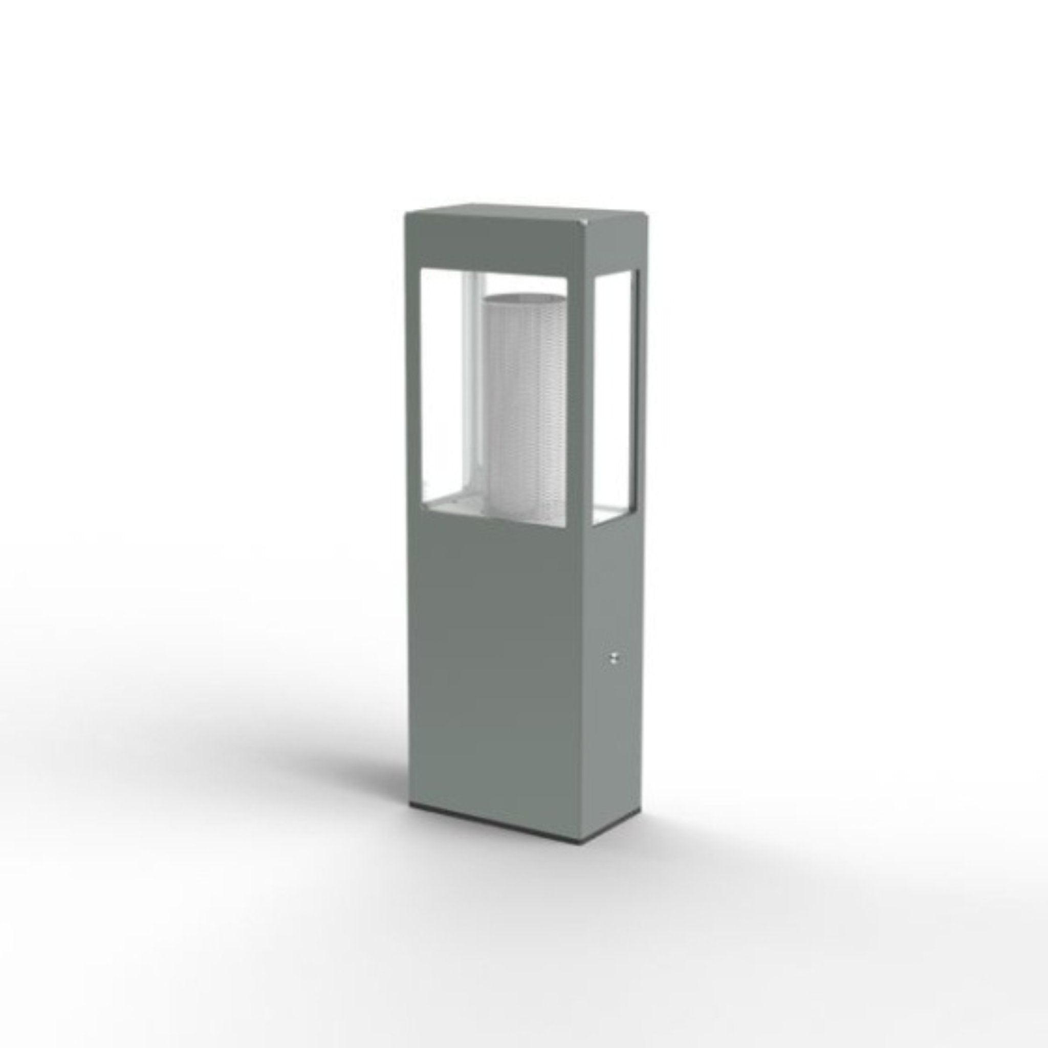 Roger Pradier Tetra M2 Grey Modern Aluminium Small Exterior Bollard Light IP65