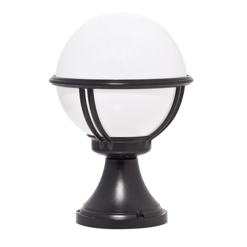 Small Metal Garden Globe Bollard IP44 | Roger Pradier Boreal M6