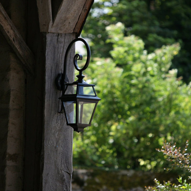 Traditional Exterior Wall Lantern With Decorative Hook | Roger Pradier Place des Vosges 2 M2