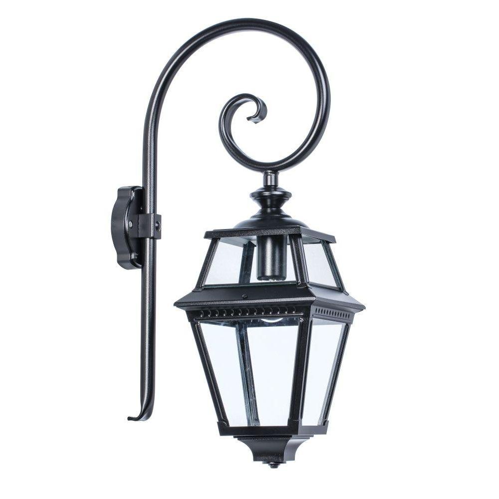 Traditional Exterior Wall Lantern With Decorative Hook | Roger Pradier Place des Vosges 2 M2
