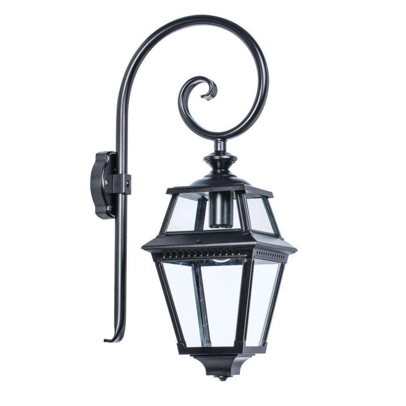 Traditional Exterior Wall Lantern With Decorative Hook | Roger Pradier Place des Vosges 2 M2