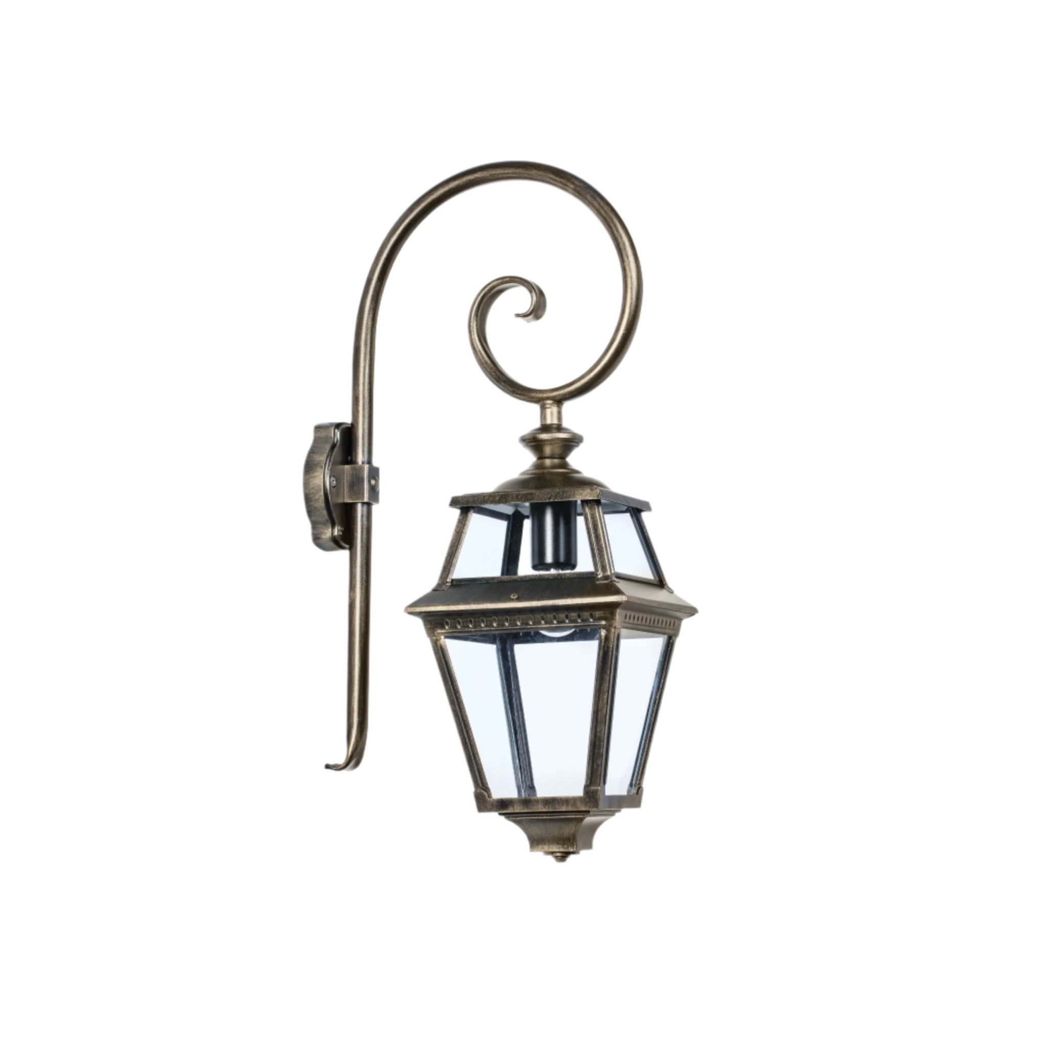 Traditional Exterior Wall Lantern With Decorative Hook | Roger Pradier Place des Vosges 2 M2