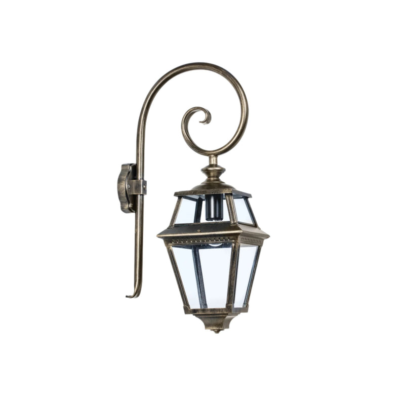 Traditional Exterior Wall Lantern With Decorative Hook | Roger Pradier Place des Vosges 2 M2