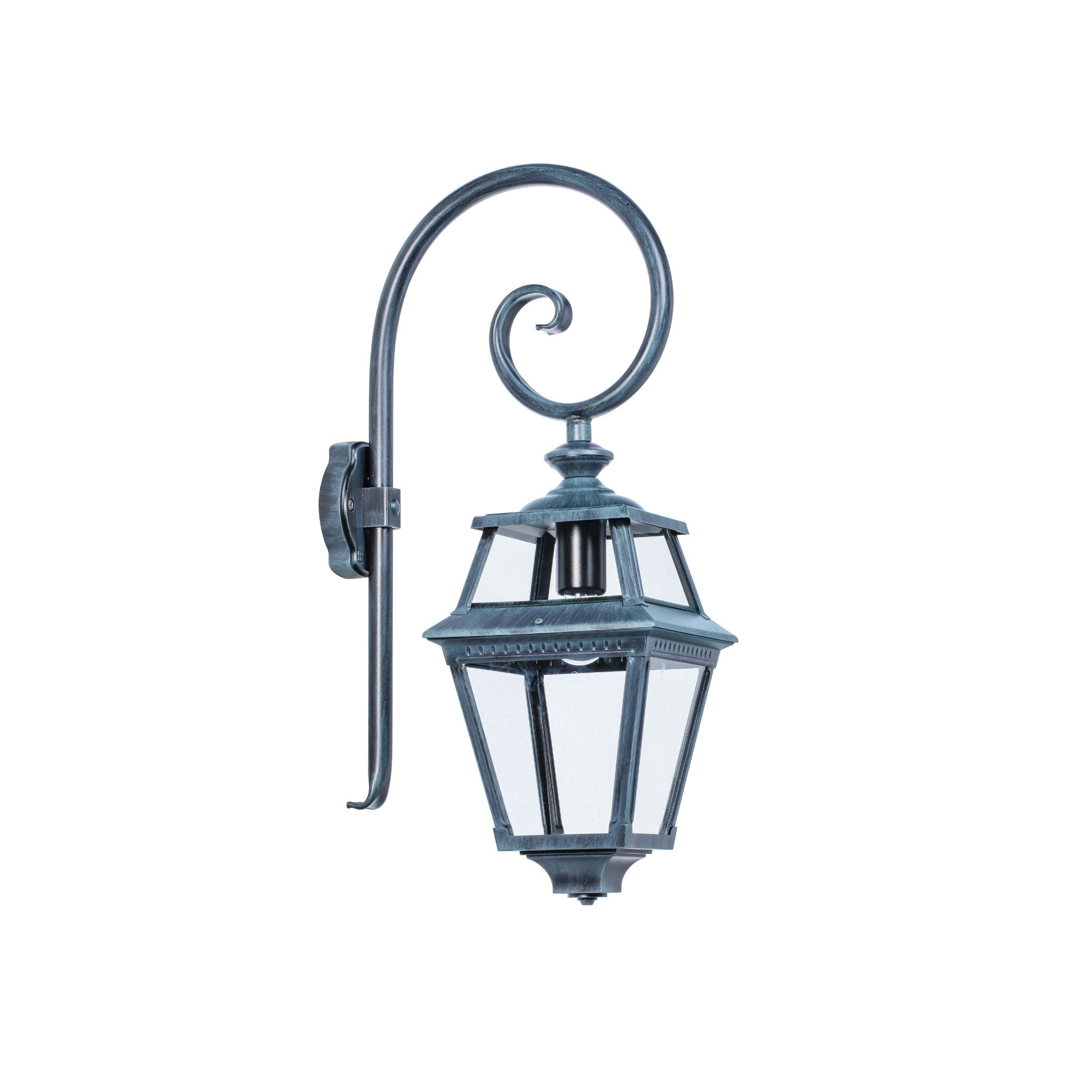 Traditional Exterior Wall Lantern With Decorative Hook | Roger Pradier Place des Vosges 2 M2