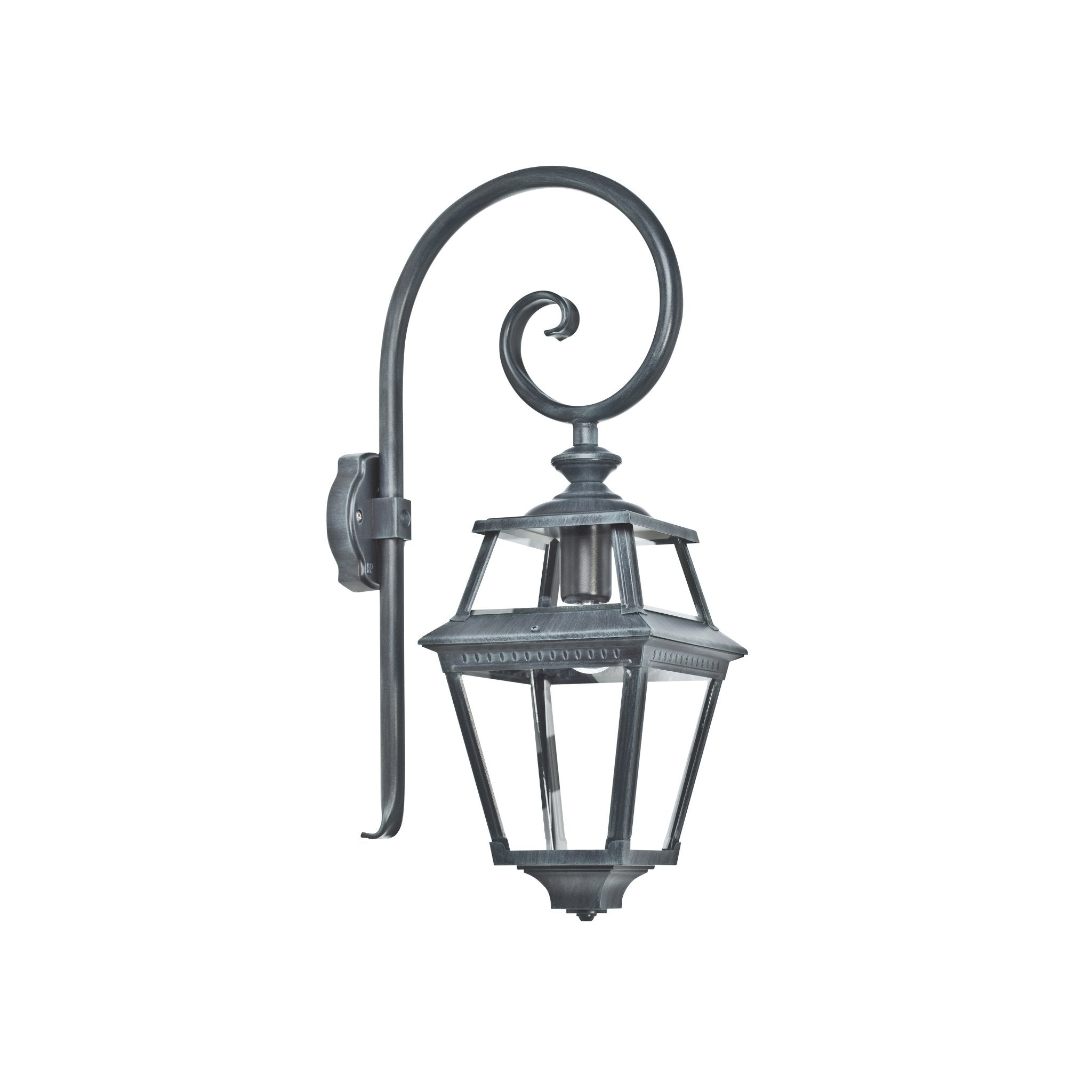 Traditional Exterior Wall Lantern With Decorative Hook | Roger Pradier Place des Vosges 2 M2