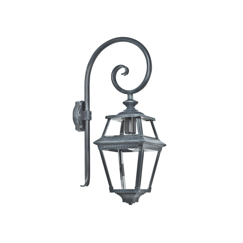Traditional Exterior Wall Lantern With Decorative Hook | Roger Pradier Place des Vosges 2 M2
