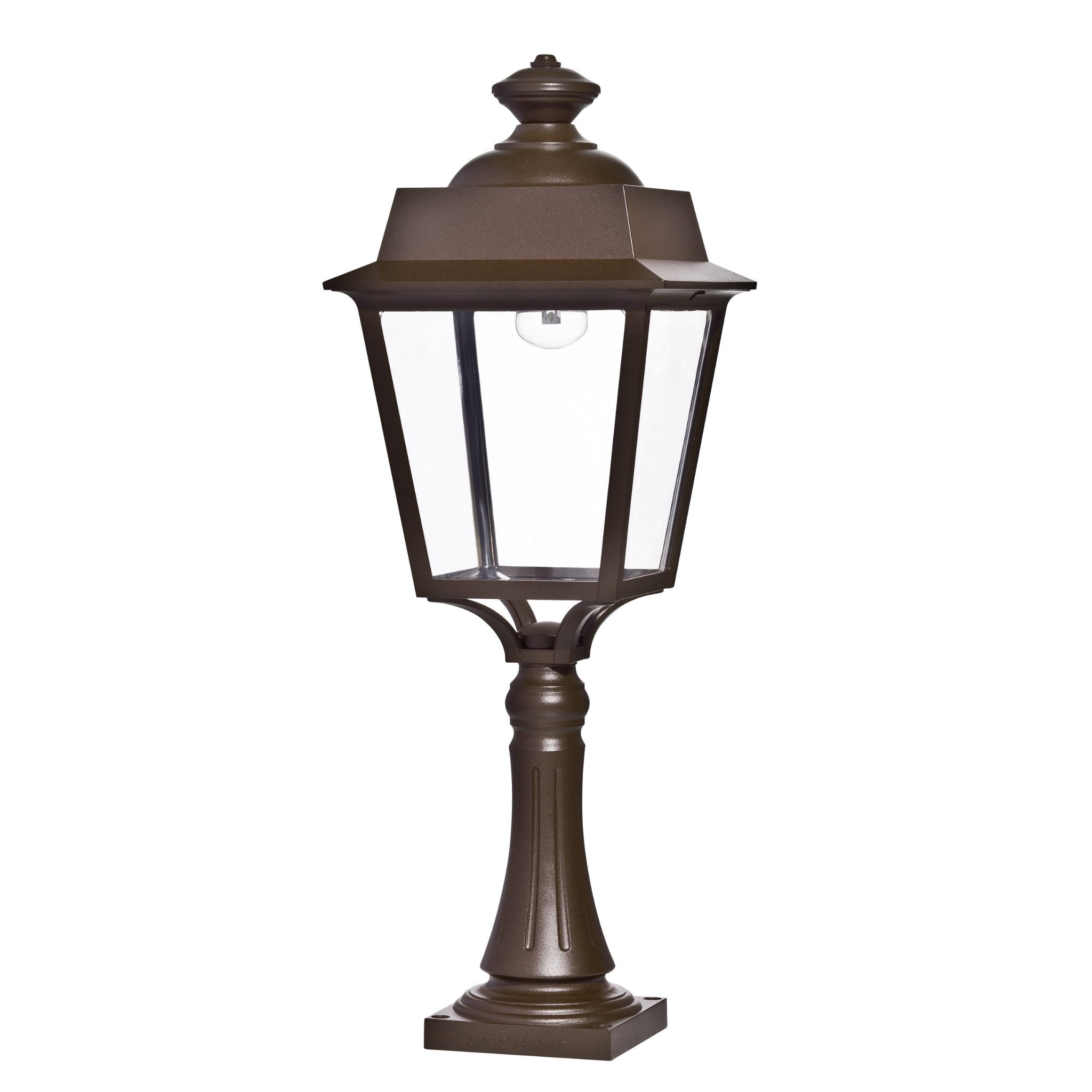 Traditional Lantern Outdoor Bollard IP65 | Roger Pradier Place des Vosges 1 Evolution M7