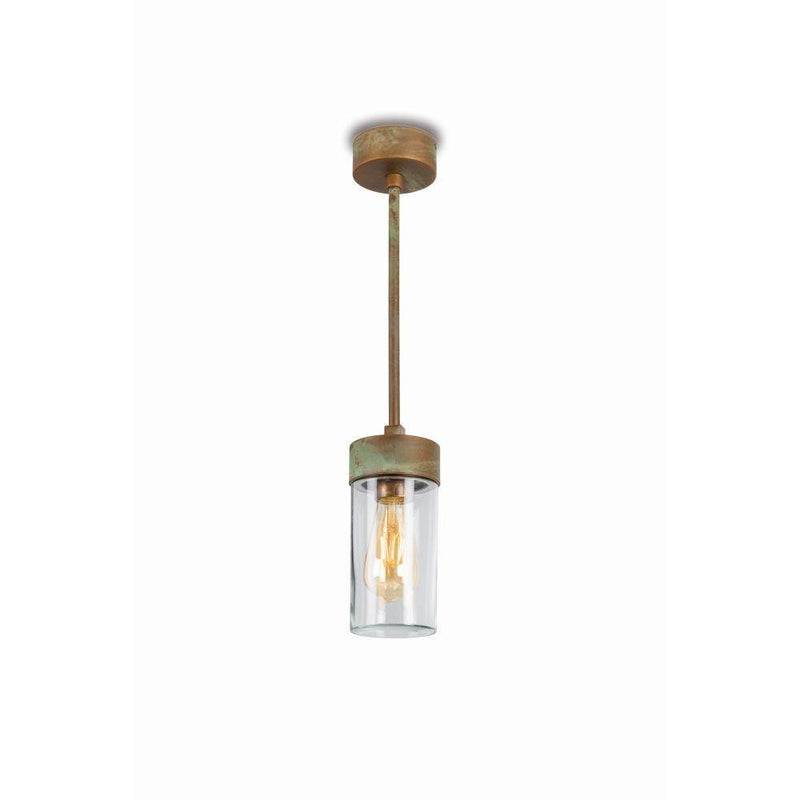 Urban Rustic Metal Garden Pendant IP44 | Moretti Luce 3358 Pendant