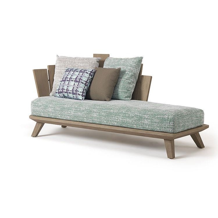 Asymmetrical Daybed Left Corner | Luxury Outdoor Living and Lighting | High End Outdoor Furniture Sets | Ethimo Rafael