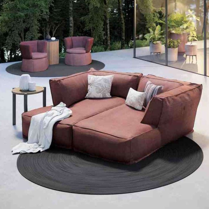 Modern Outdoor Chaise Lounge | Luxury Modular Sofa | Atmosphera Soft