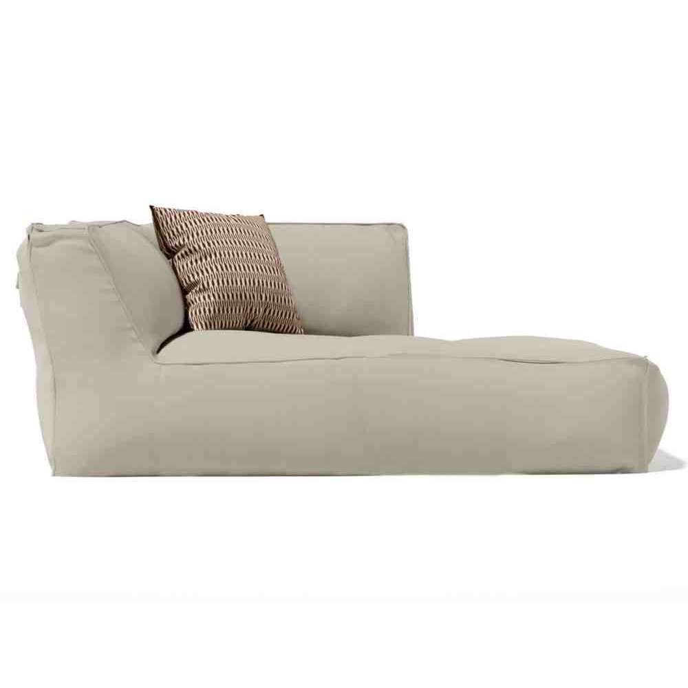 Right Dormeuse Outdoor Sofa | Elegant Modular Chaise Lounge | Atmosphera Soft