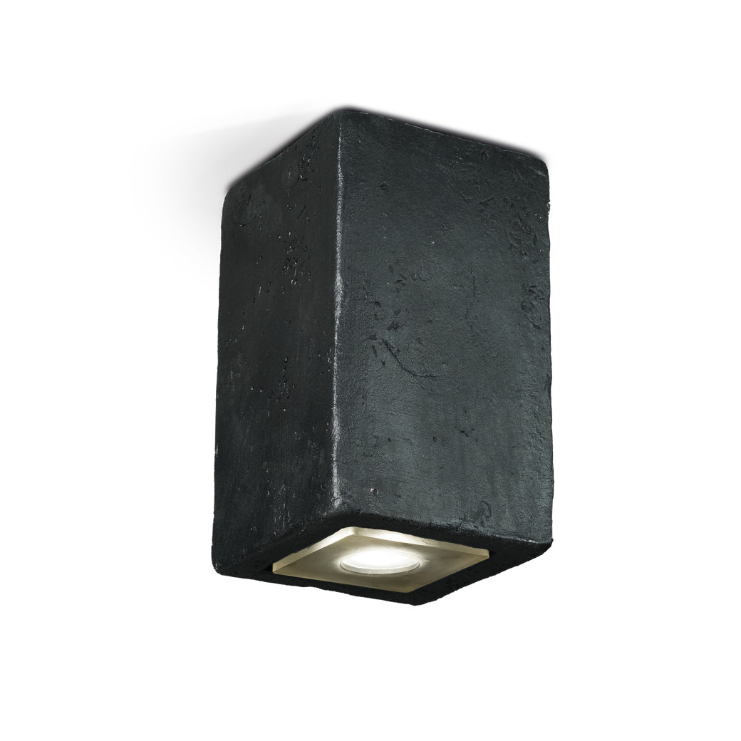 Black Outdoor Clay Wall Sconce | Modern Clay LED Wall Light | IP65 Minimalist Clay Sconce | Toscot Smith