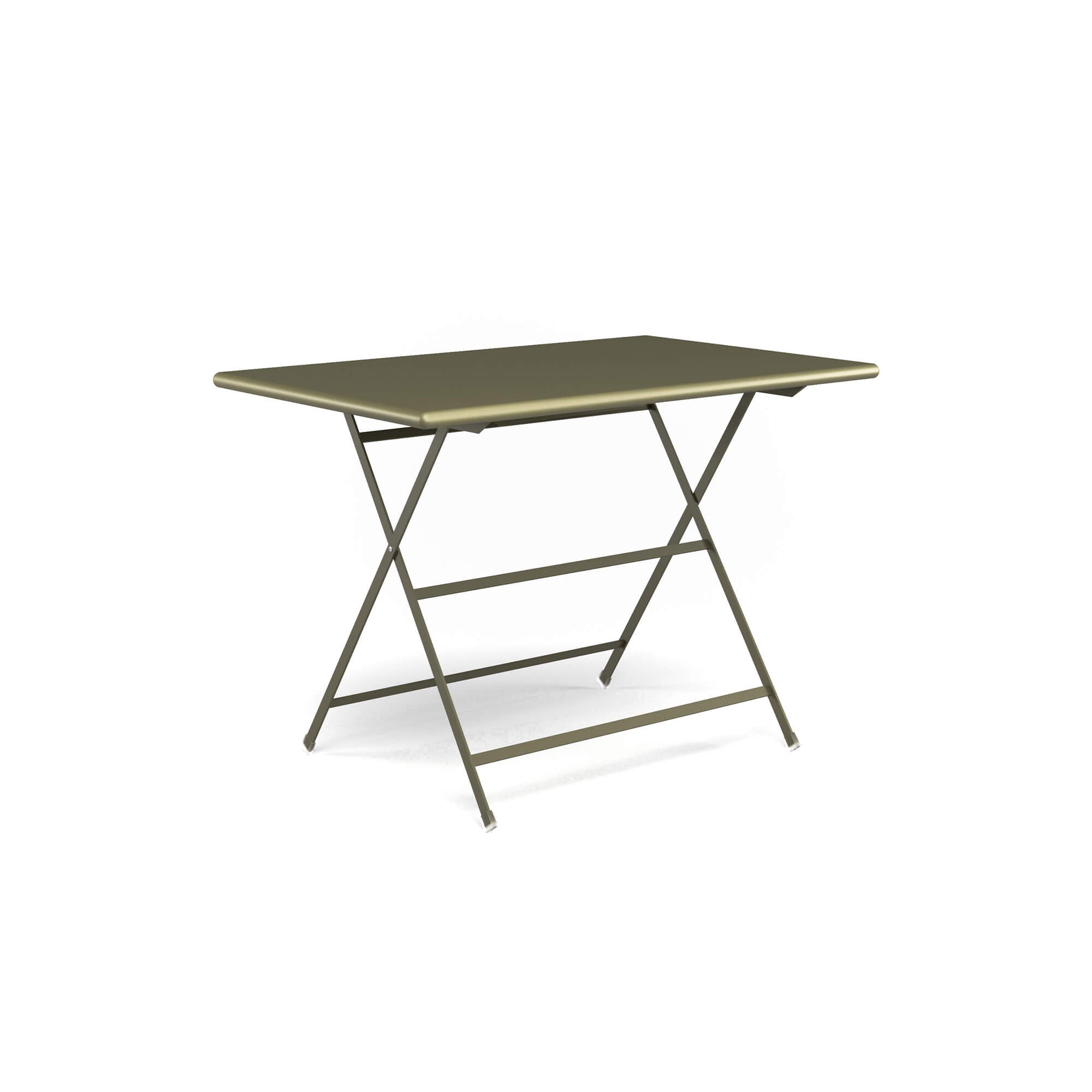 : Coloured Steel Folding Garden Table | EMU Arc en Ciel | Military Green