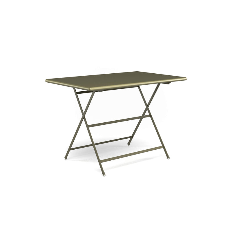 : Coloured Steel Folding Garden Table | EMU Arc en Ciel | Military Green