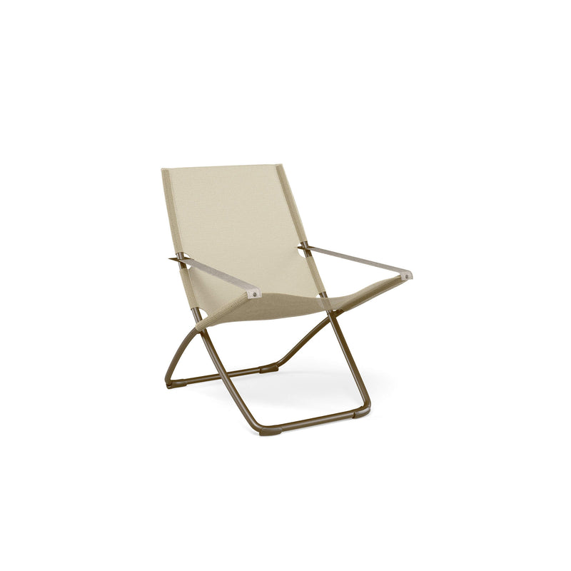 Colourful Fabric Garden Deck Chair | high-end bright coloured garden chairs | grey pink blue | aluminium | EMU Snooze