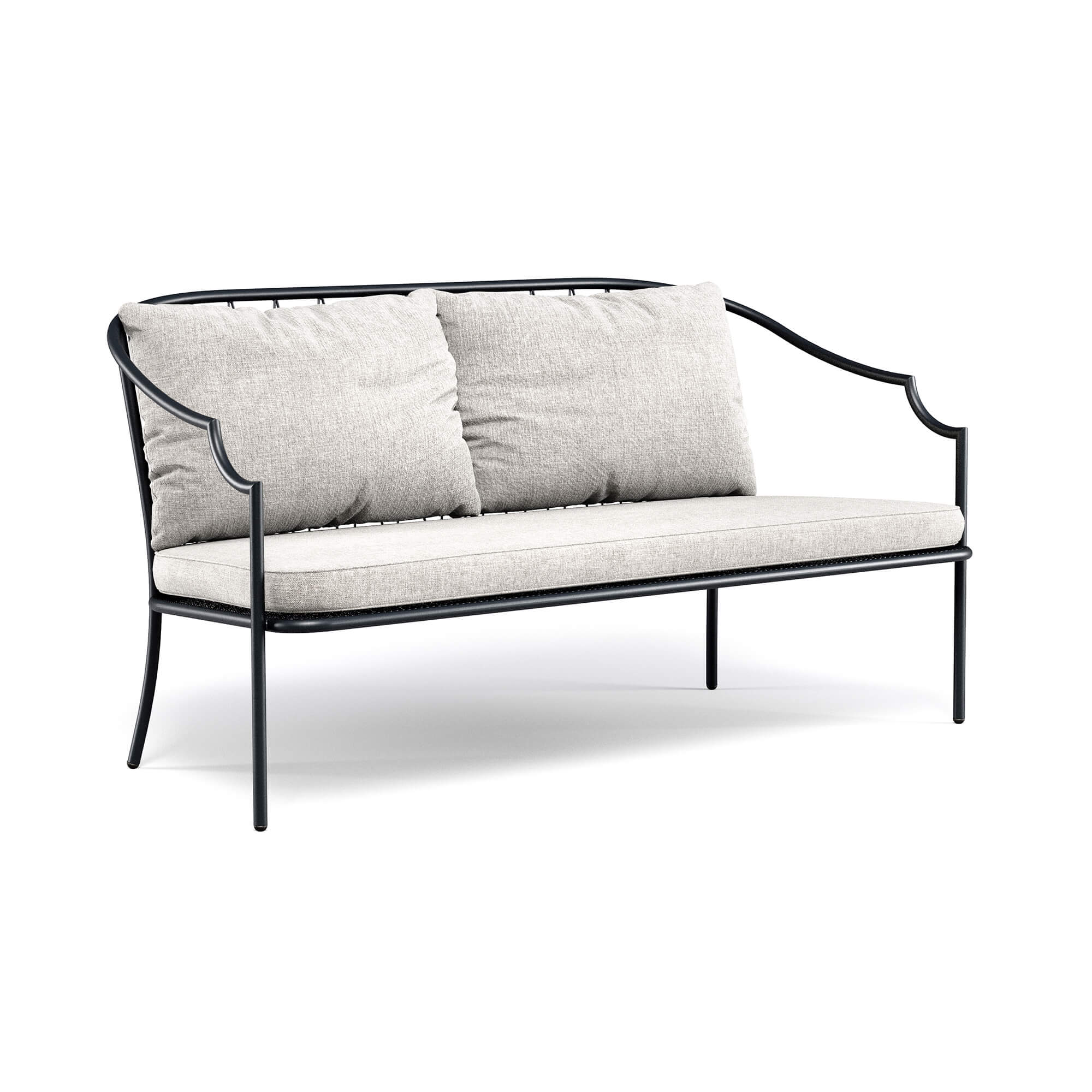 Contemporary Como sofa with a stylish backrest design and weather-resistant upholstery | EMU Como