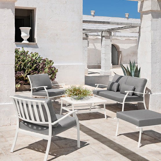 Luxury Outdoor Metal Lounge Set | High-End Patio Seating | Designer Garden Furniture | Ethimo Elisir