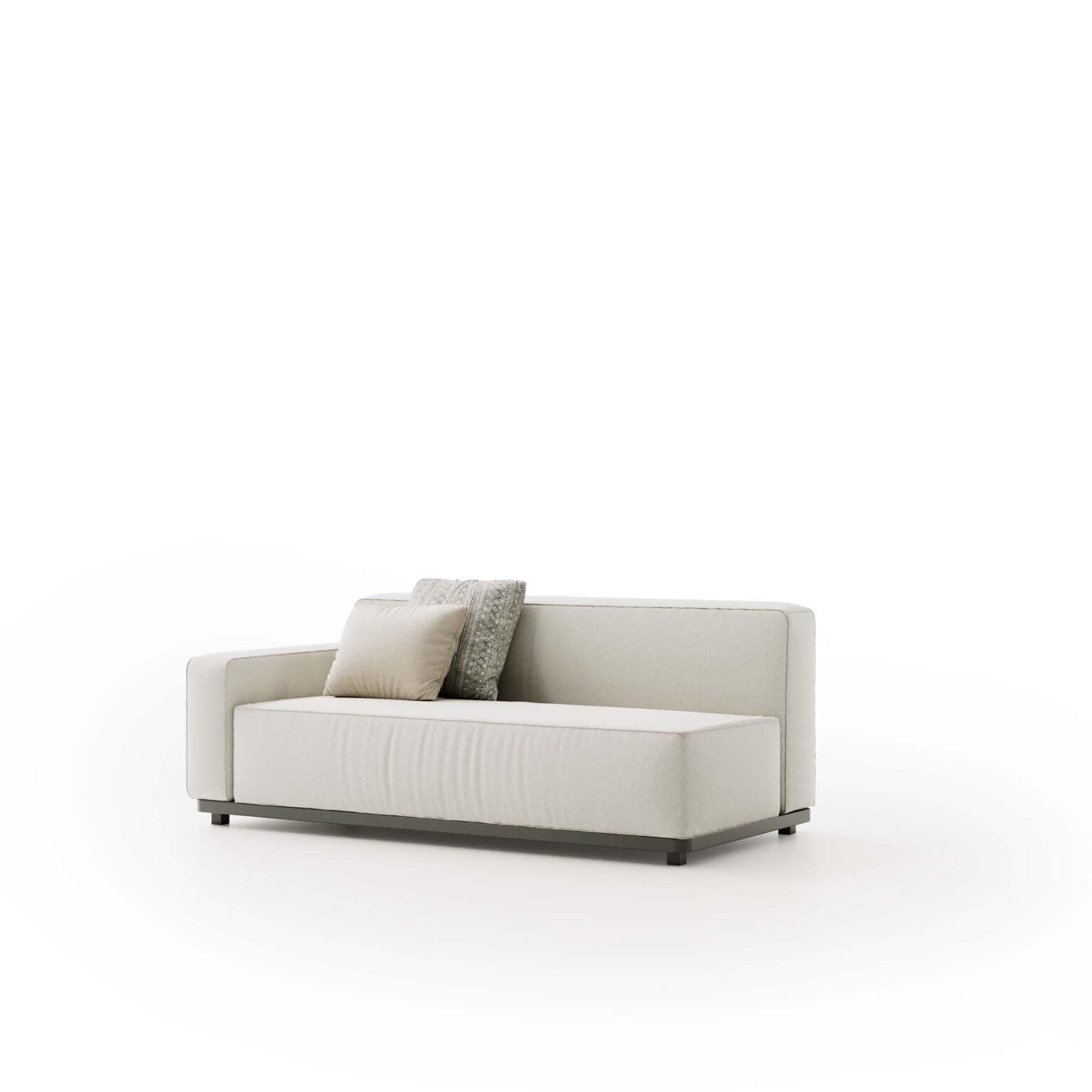 Left Corner Outdoor Modular Sofa | Modern Outdoor Sectional Sofa | Modular High-End Furniture | Weather-Resistant Materials | Atmosphera Laguna