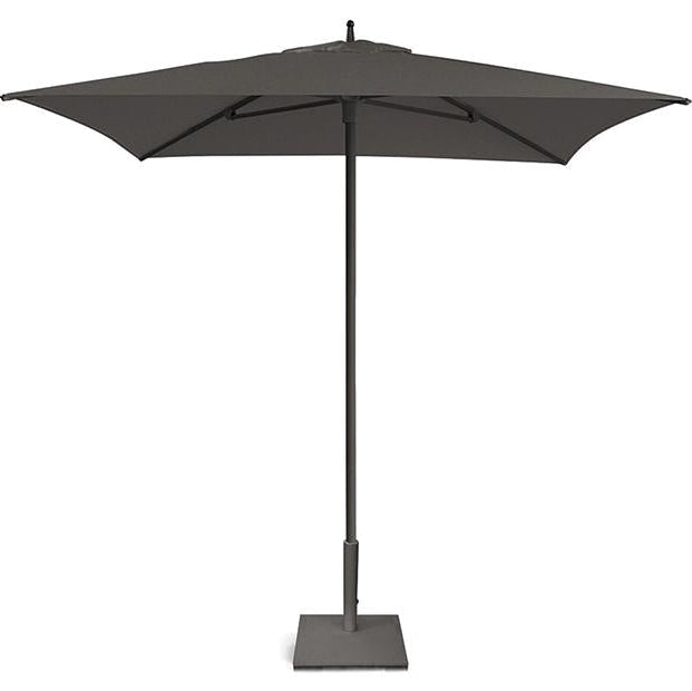 Modern Small Garden Umbrella in Graphite | Luxury Outdoor Sun Shade | High End Parasol | Elegant Garden Umbrella | Talenti Apollo