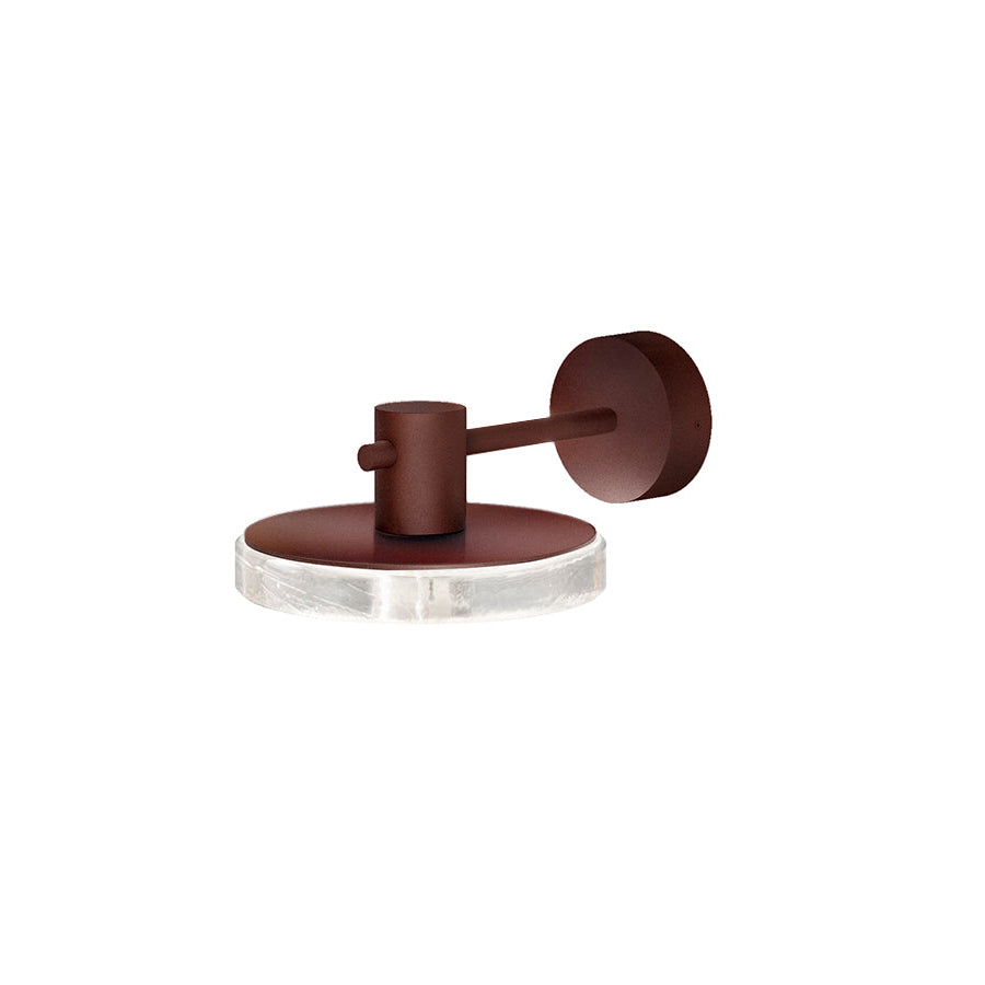 Outdoor LED Wall Light in Corten Finish | Aluminium and Glass Design | Panzeri VENEXIA