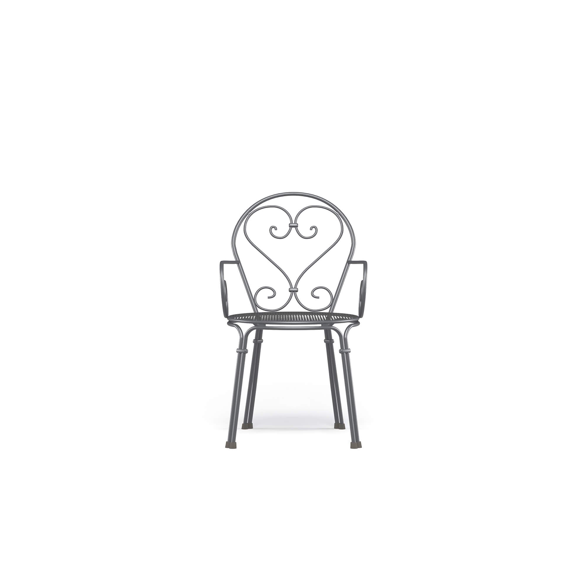 Classic Outdoor Steel Dining Armchair | Timeless Luxury Metal Seating | Durable High End Garden Armchair | Pigalle Collection