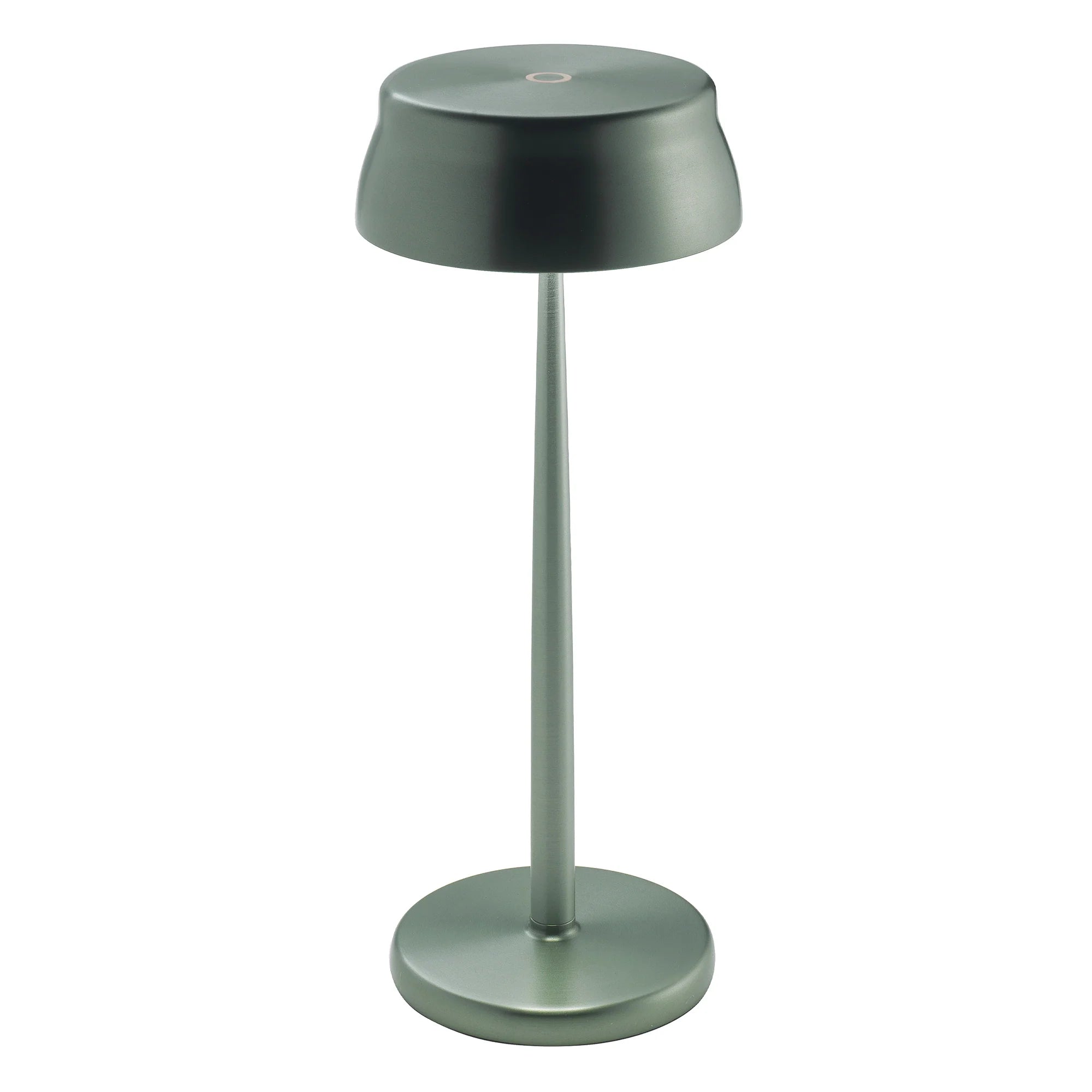 Wireless Metal Modern Table Lamp | luxury exterior cordless battery operated table light | green | Zafferano Sister