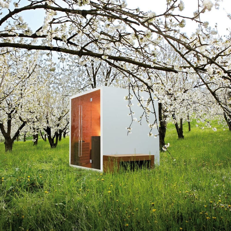 3 Person Outdoor Sauna | Luxury Outdoor Finnish Sauna | Custom Sauna Design | Carmenta