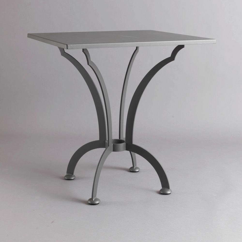 Square Iron Outdoor Table | Luxury Metal Outdoor Furniture | Quality Metal Patio Furniture | Designed and Made in Italy