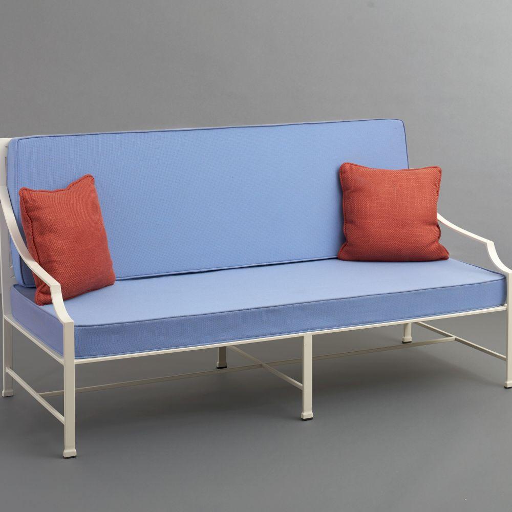 Contemporary Design Garden Sofa | High End Metal Patio Sofa | Luxury Garden Furniture | Designed and Made in Italy