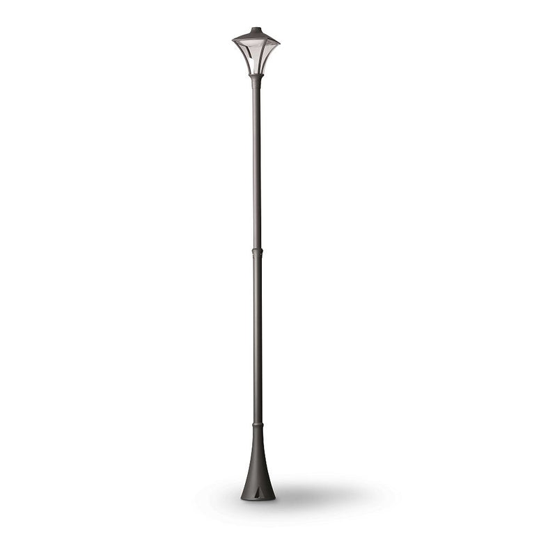 Traditional Lantern Exterior Floor Light | Aluminium Garden Floor Lamp | Morphis Landa Floor Lamp