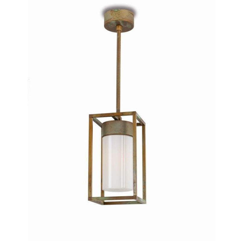 Urban Caged Metal Garden Ceiling Pendant IP44 | Moretti Luce Cubic 3368