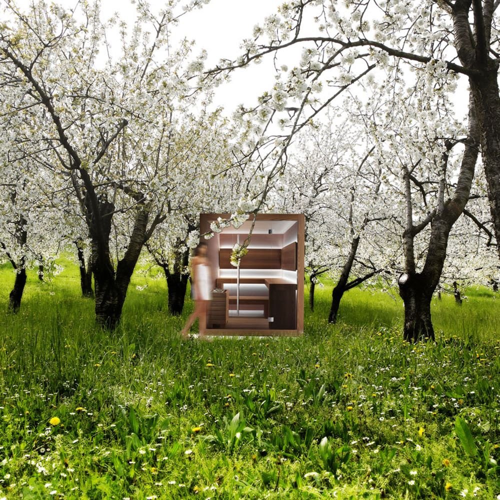 Best Home Sauna UK | Custom Built Outdoor Sauna | 3 Person Finnish Sauna | Carmenta