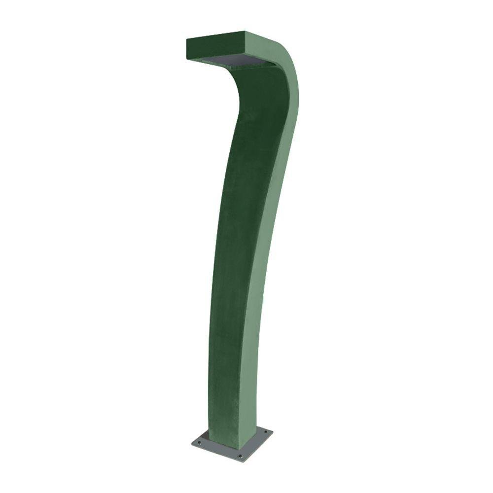 curved bollard light | outdoor lighting | concrete | IP65 | minimal design | made in Italy | 9010 Cobra