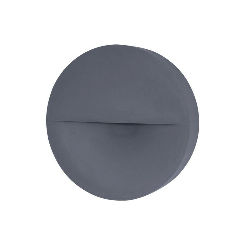 Disc Outdoor Concrete Wall Light | Circular Exterior Wall Lamp | 9010 Levico Wall